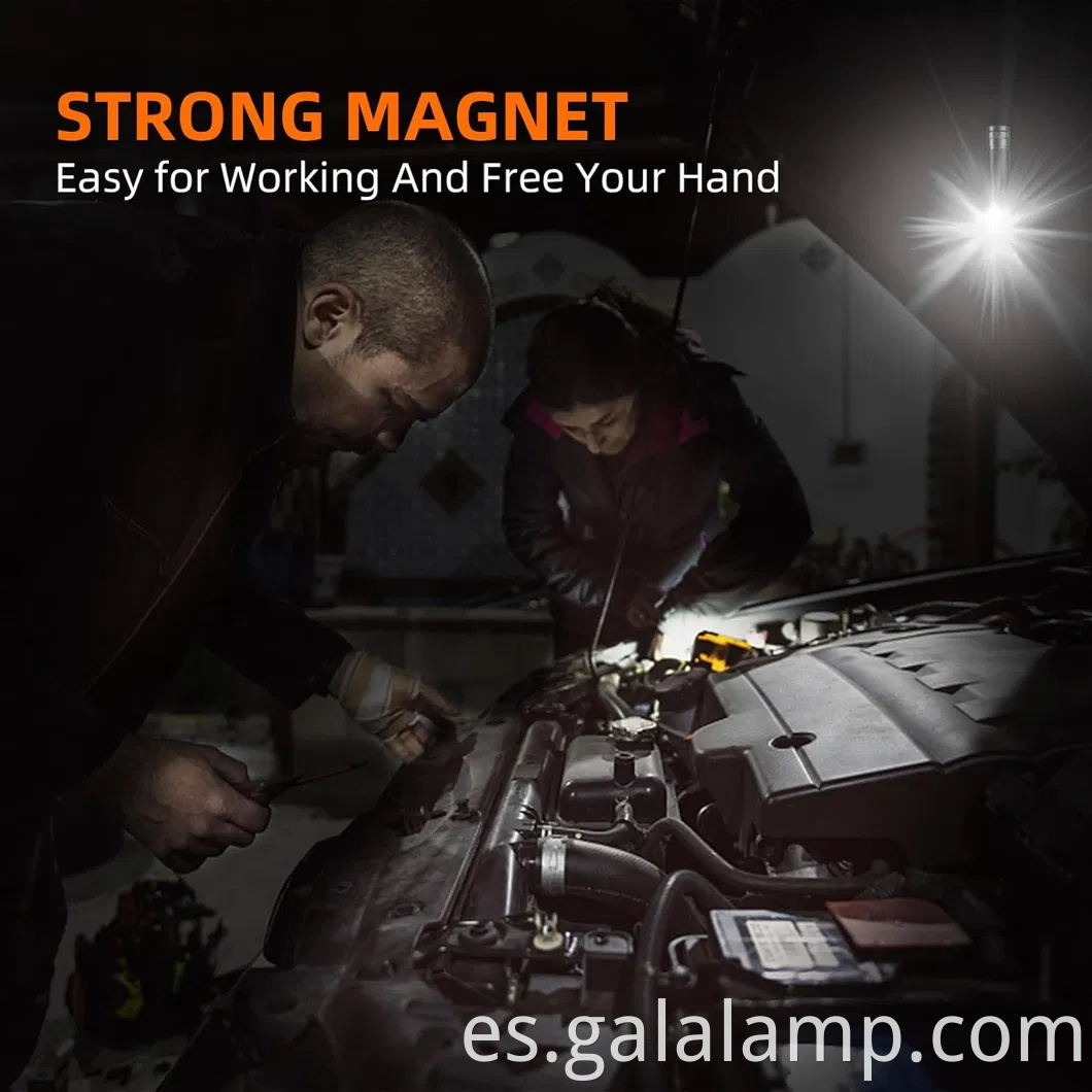 Luz de campamento LED de clip compacta para uso al aire libre